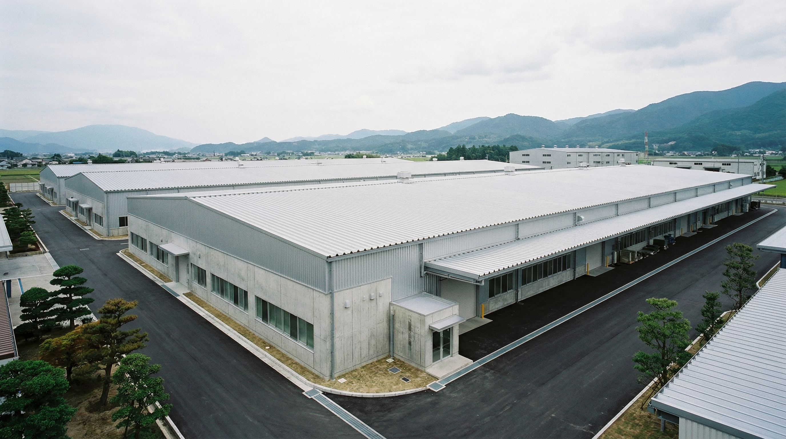 工場屋根俯瞰